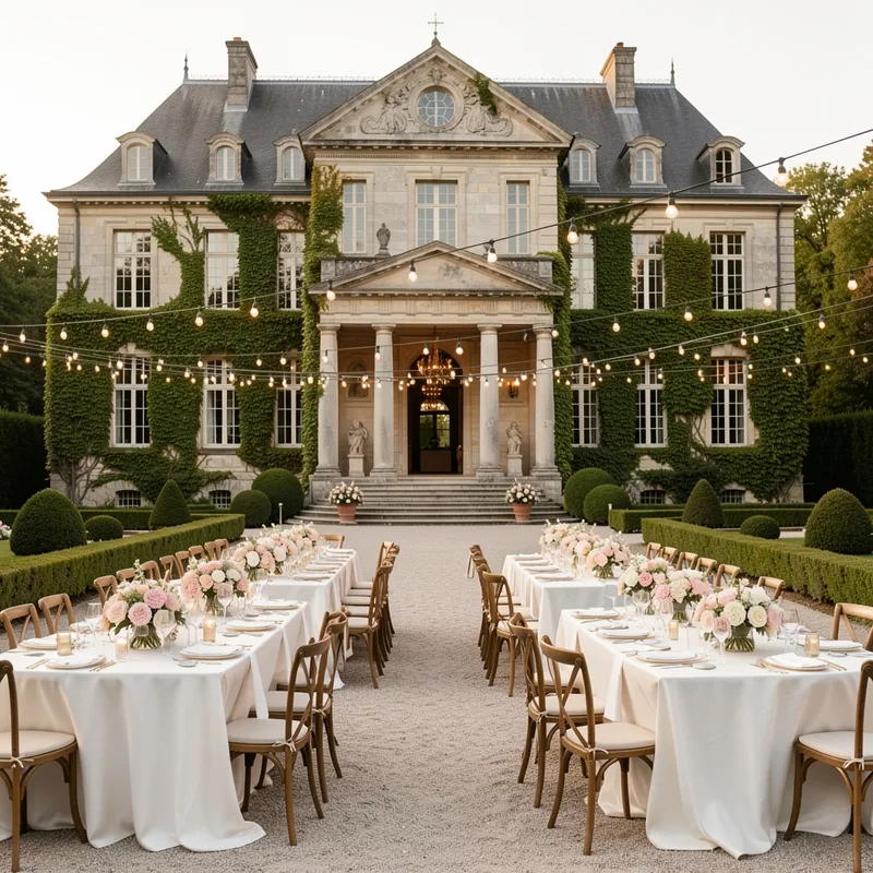 Salle de mariage en Île-de-France : tarifs 2026, domaines d'exception et réservation