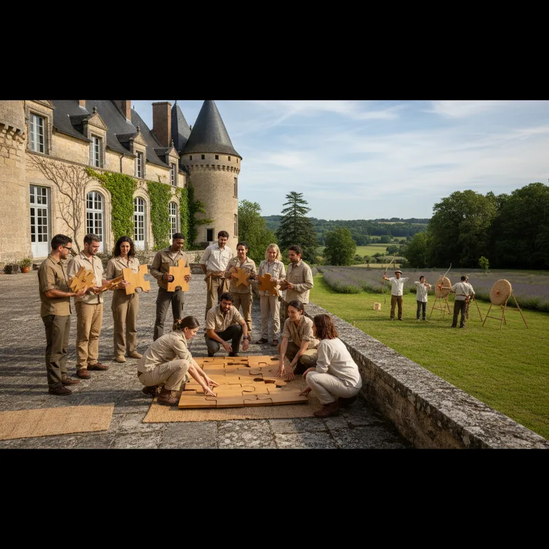 Team building en milieu rural : activités originales autour des châteaux